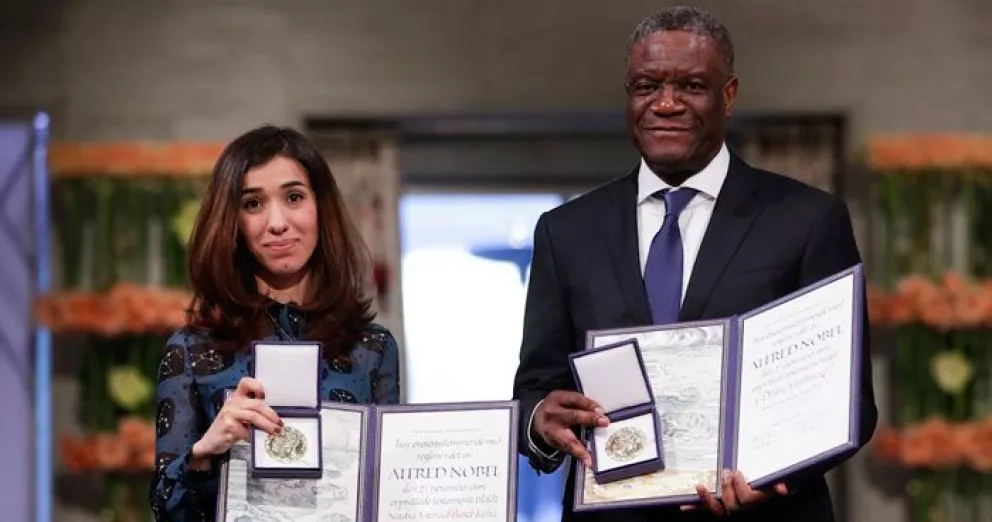 Activistas ganan Nobel de la Paz por lucha contra violencia sexual