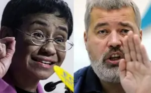 Periodistas Maria Ressa y Dmitry Muratov ganan Nobel de la Paz 2021