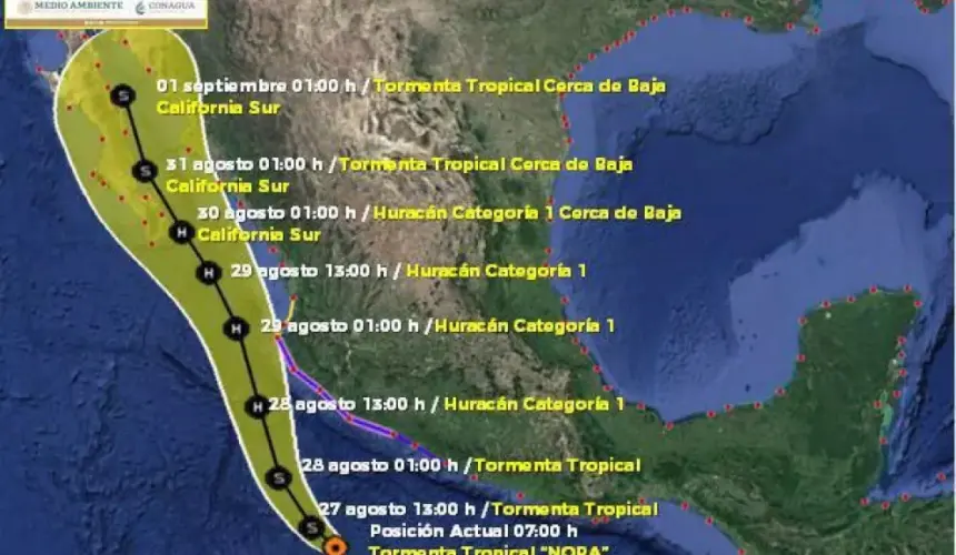 Extreme precauciones ante la llegada de Nora