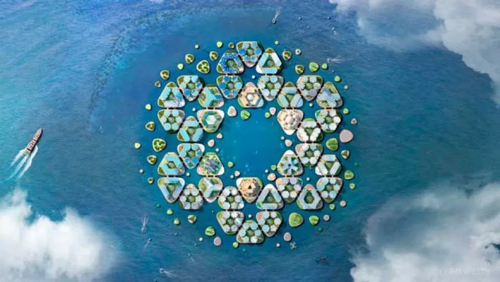 Oceanix, la primera ciudad flotante y sustentable en el mundo