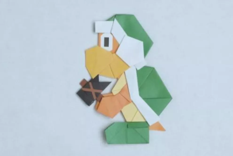 Diviértete haciendo origami de Nintendo