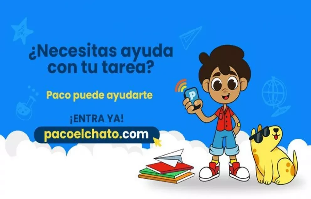 Para hacer las tareas Paco el Chato te saca de apuros
