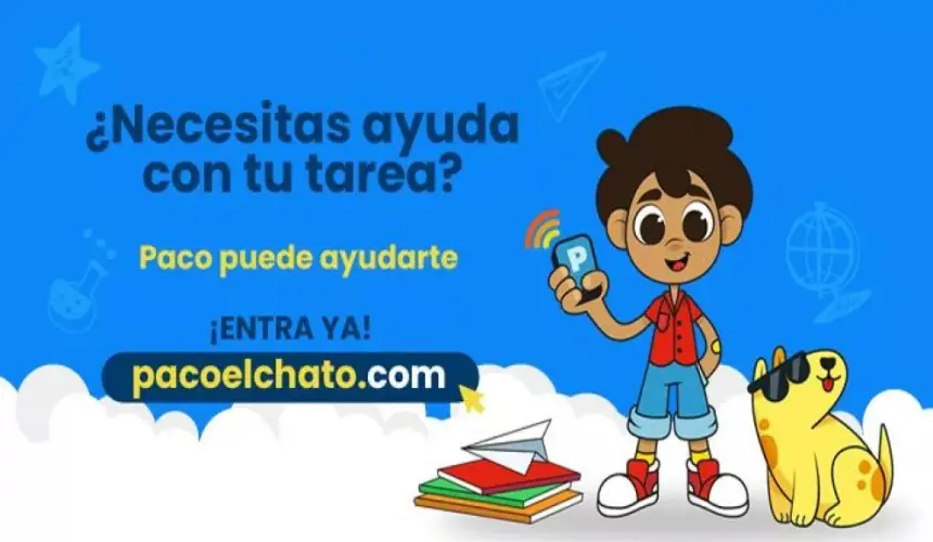 Para hacer las tareas Paco el Chato te saca de apuros