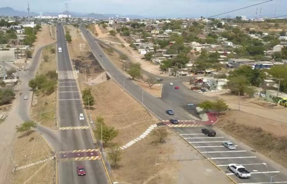 Quedó terminado el paso peatonal seguro por la Obregón sur de Culiacán