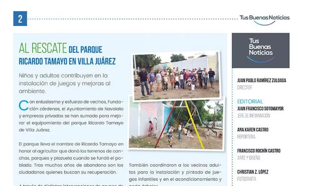 Periódico de Villa Juárez agosto