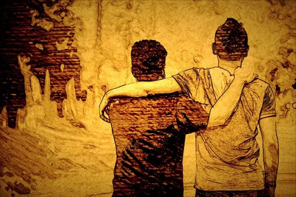 A un amigo -un poema acerca del apoyo incondicional y la buena escucha-