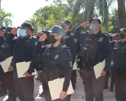 Reconocen esfuerzo de 72 policías en Culiacán