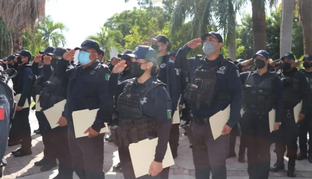 Reconocen esfuerzo de 72 policías en Culiacán