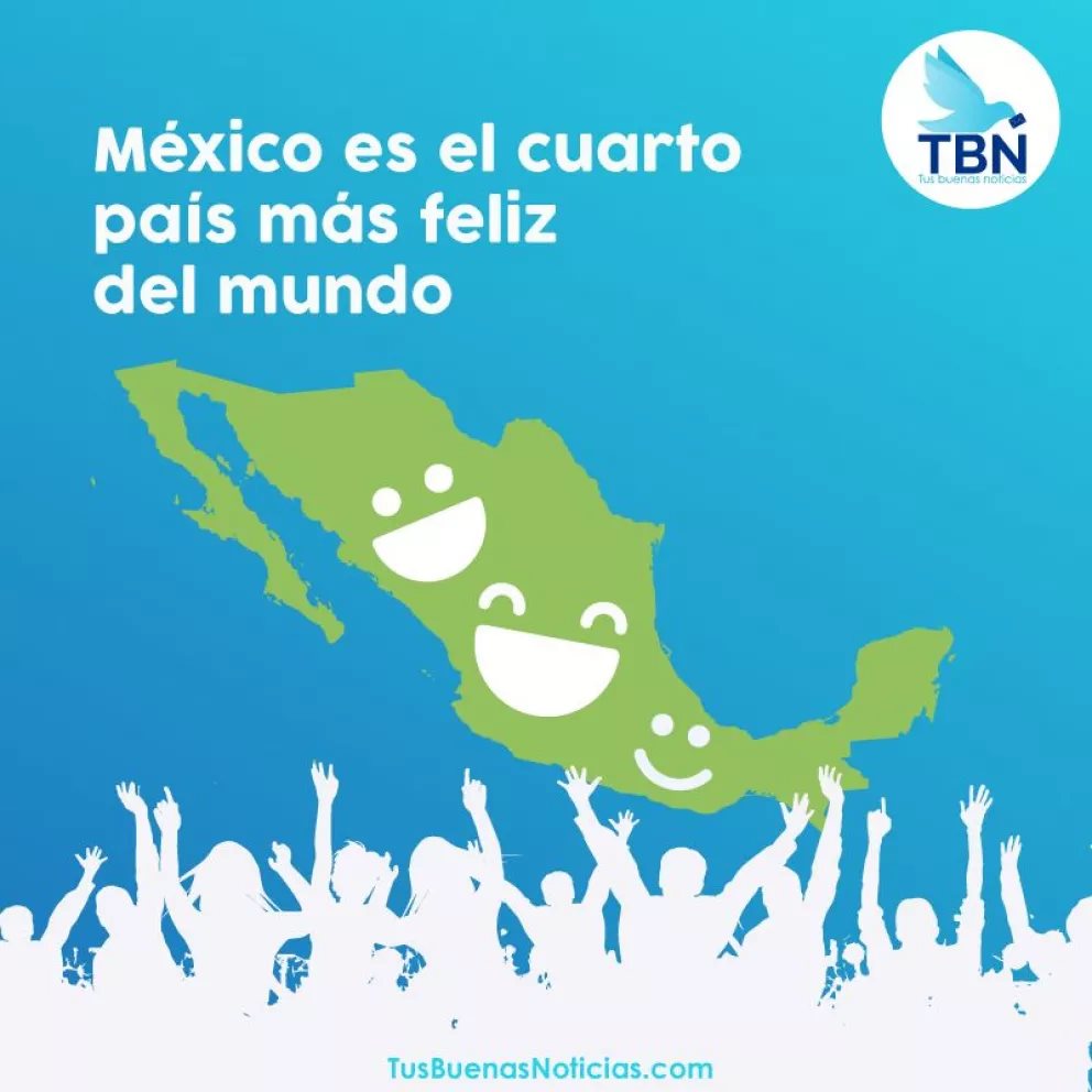 Sonríe México entre los 4 países más felices del mundo
