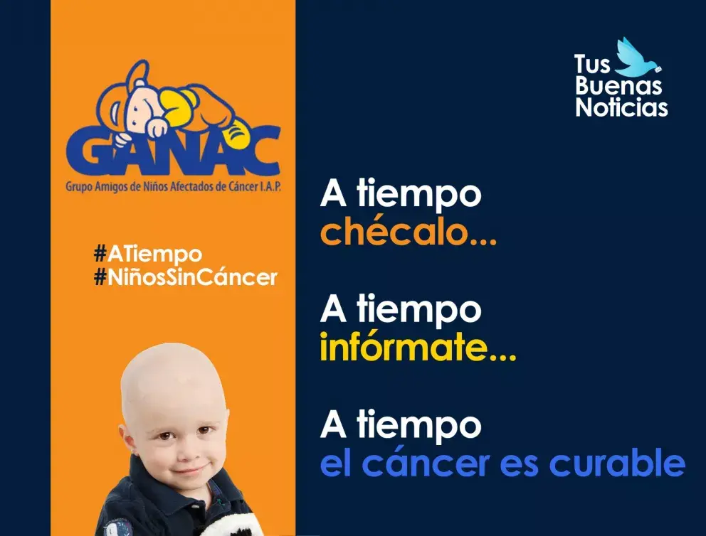 A tiempo, chécalo... a tiempo, infórmate... a tiempo el cáncer es curable.