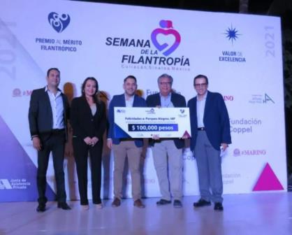 JAP Sinaloa premia a instituciones por Mérito Filantrópico y Valor de Excelencia 2021