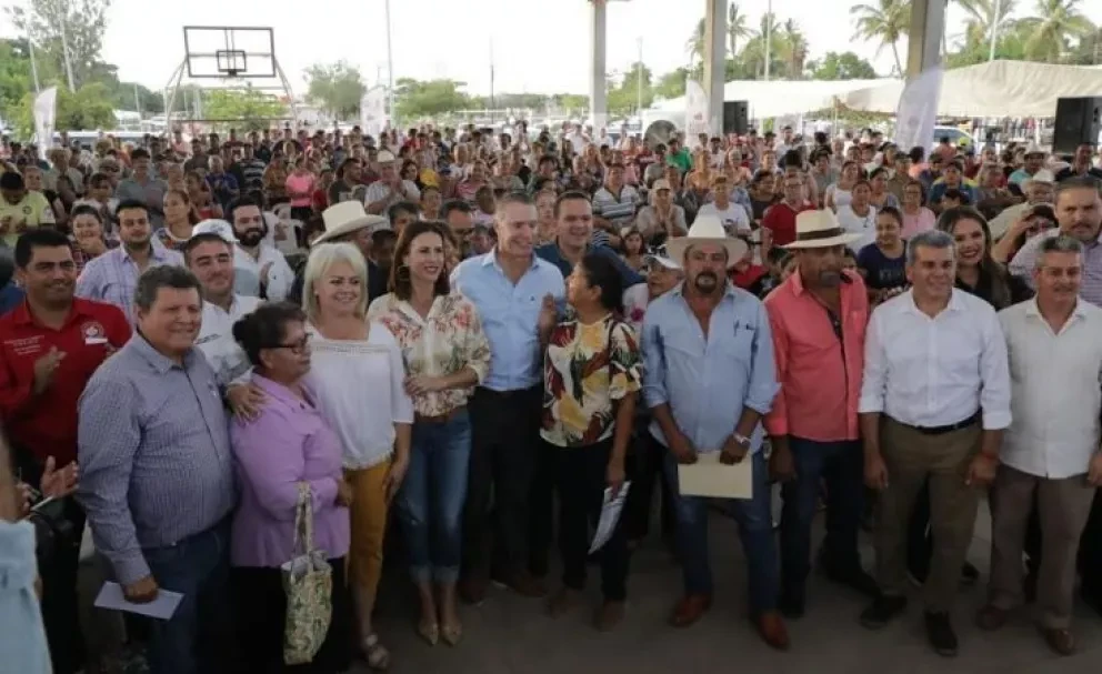 Inician programa de Empleo Temporal en campos pesqueros y entrega de despensas