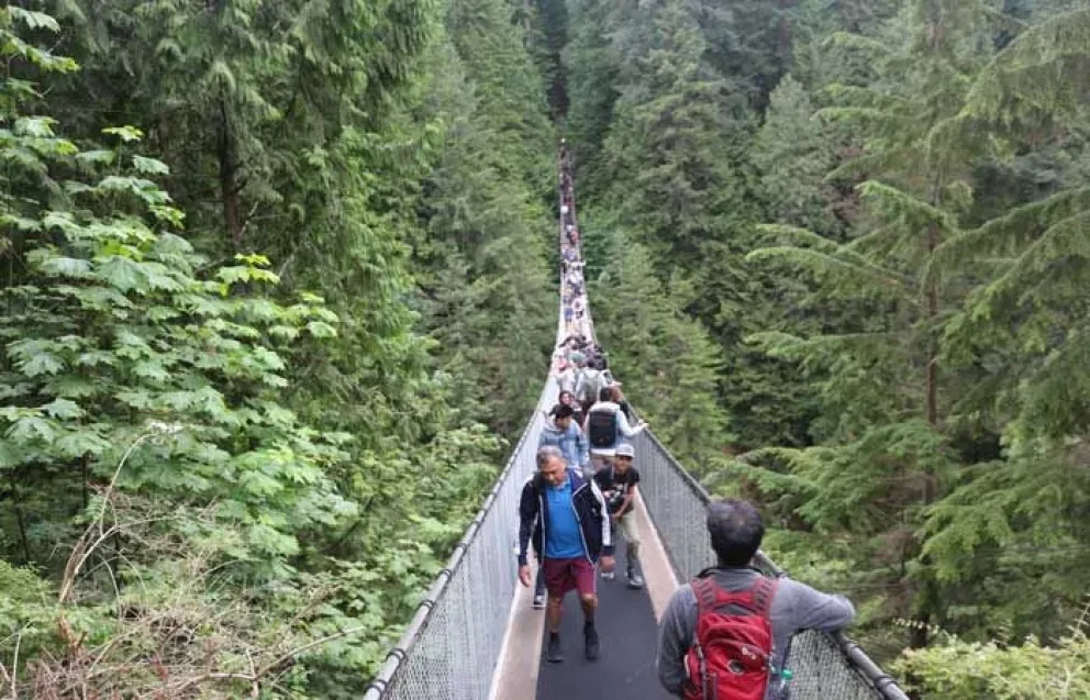 Conoce Capilano el puente colgante de Vancouver