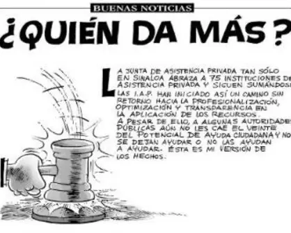 ¿Quién da más? pregunta Gilberto Ceceña