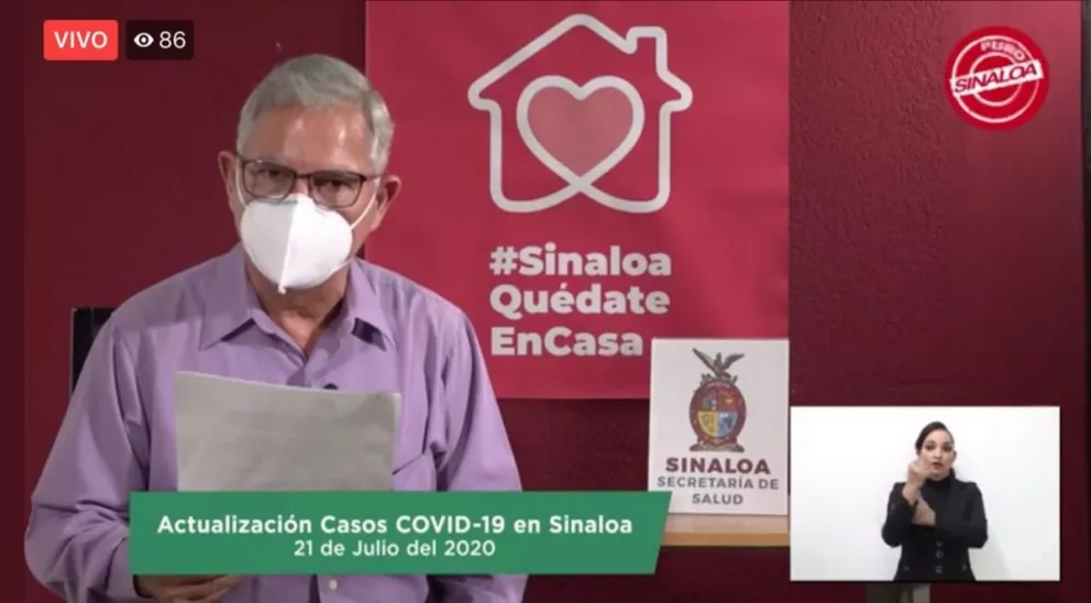 Este día 117 nuevos casos de coronavirus en Sinaloa y 32 muertos