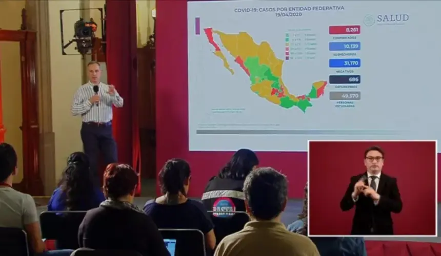 Van 8,261 casos de coronavirus en México y 3,087 recuperados