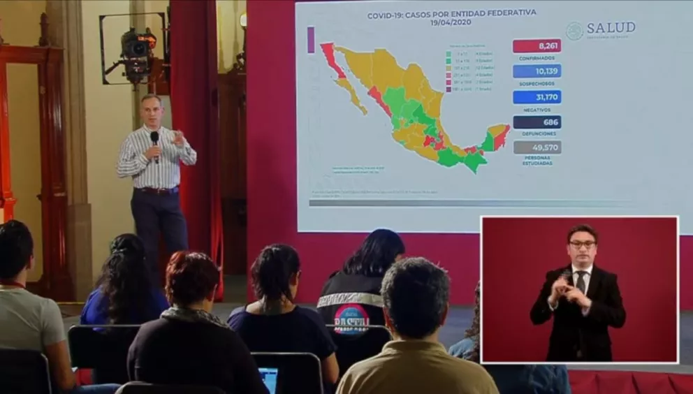 Van 8,261 casos de coronavirus en México y 3,087 recuperados