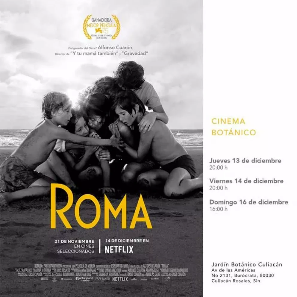 Roma en Cinema Botánico