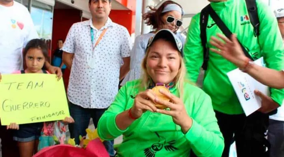 Mazatleca Rosa María Guerrero impone 2 récord en Parapanamericanos 2019