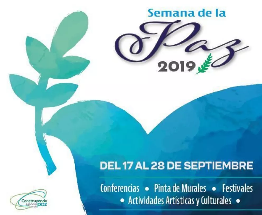 Invitan a Semana de la Paz en Culiacán del 17 al 28 de septiembre