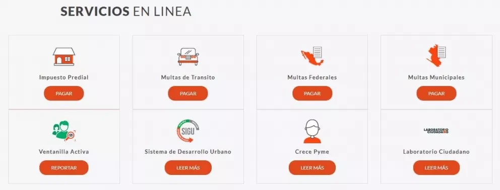 8 servicios en línea del Ayuntamiento de Culiacán