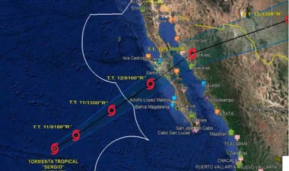 Sinaloa y 3 estados más en plan preventivo por tormenta tropical Sergio