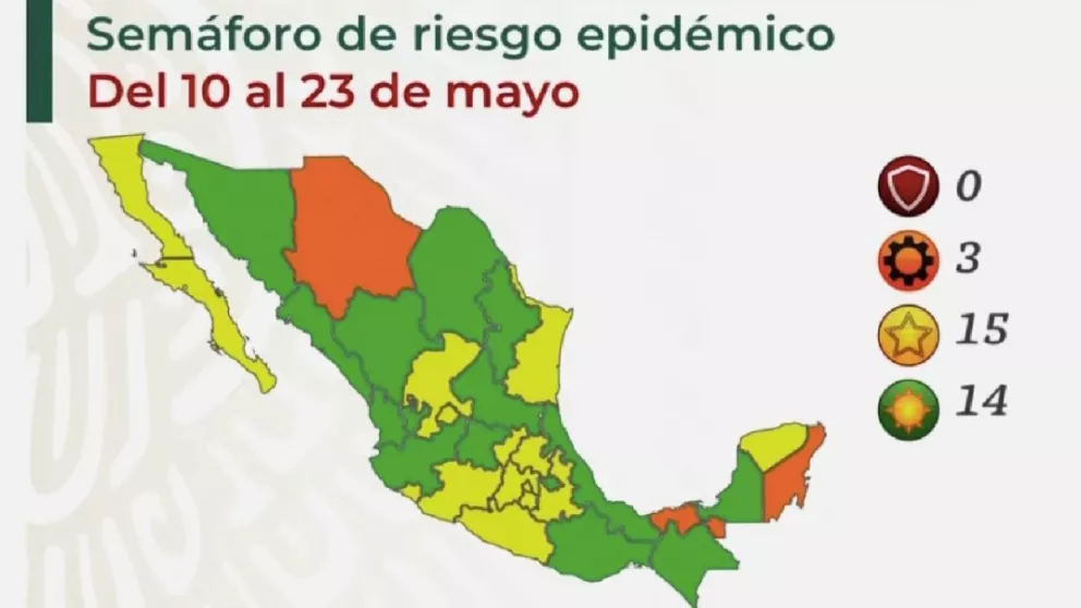 Semáforo Covid-19 en México: Sinaloa y 13 estados más en verde