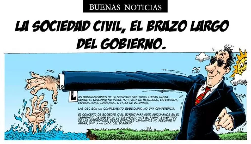 La Sociedad Civil, el brazo largo del gobierno