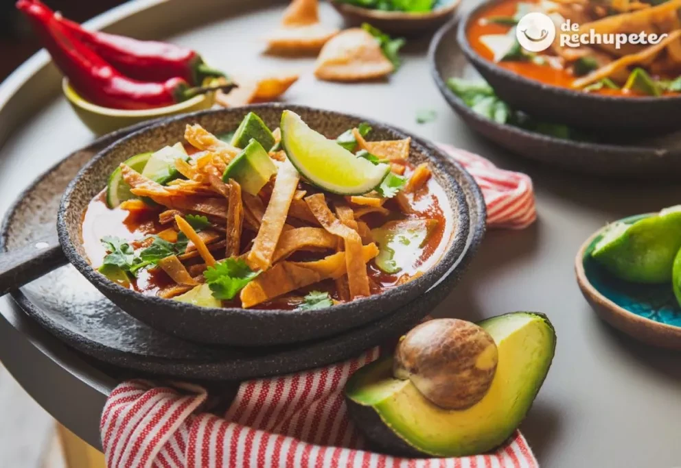 Sopa Azteca, un delicioso platillo mexicano