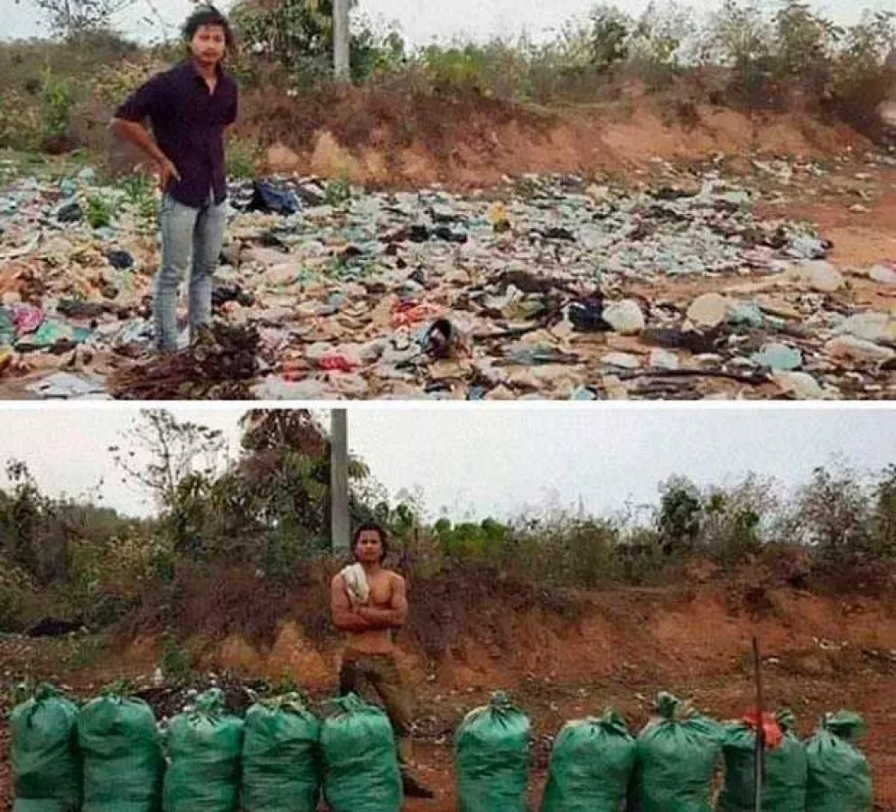 Trashtag Challenge, el reto que devuelve la fe limpiando playas