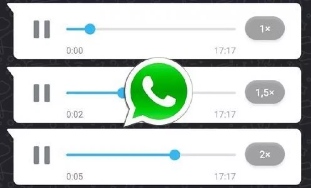 Así puedes escuchar notas de voz de WhatsApp más rápido