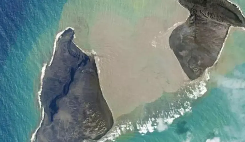 Reacción de países ante erupción de volcán marino