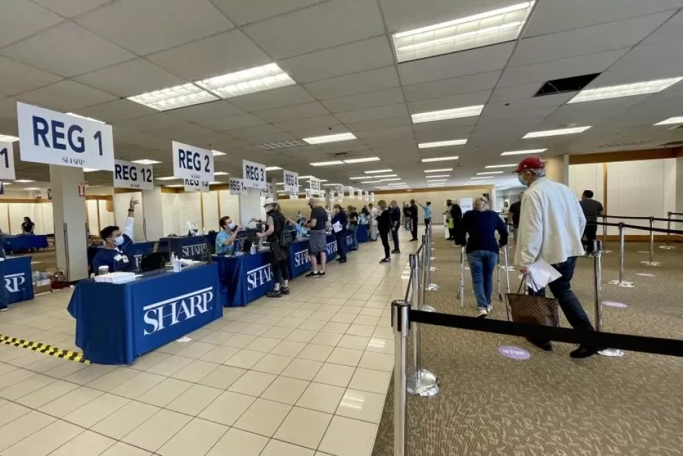Abren nueva super estación de vacunación Covid en San Diego