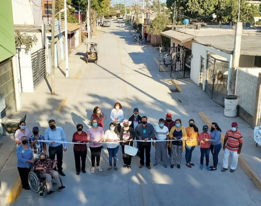 Navolato avanza con la pavimentación de calles