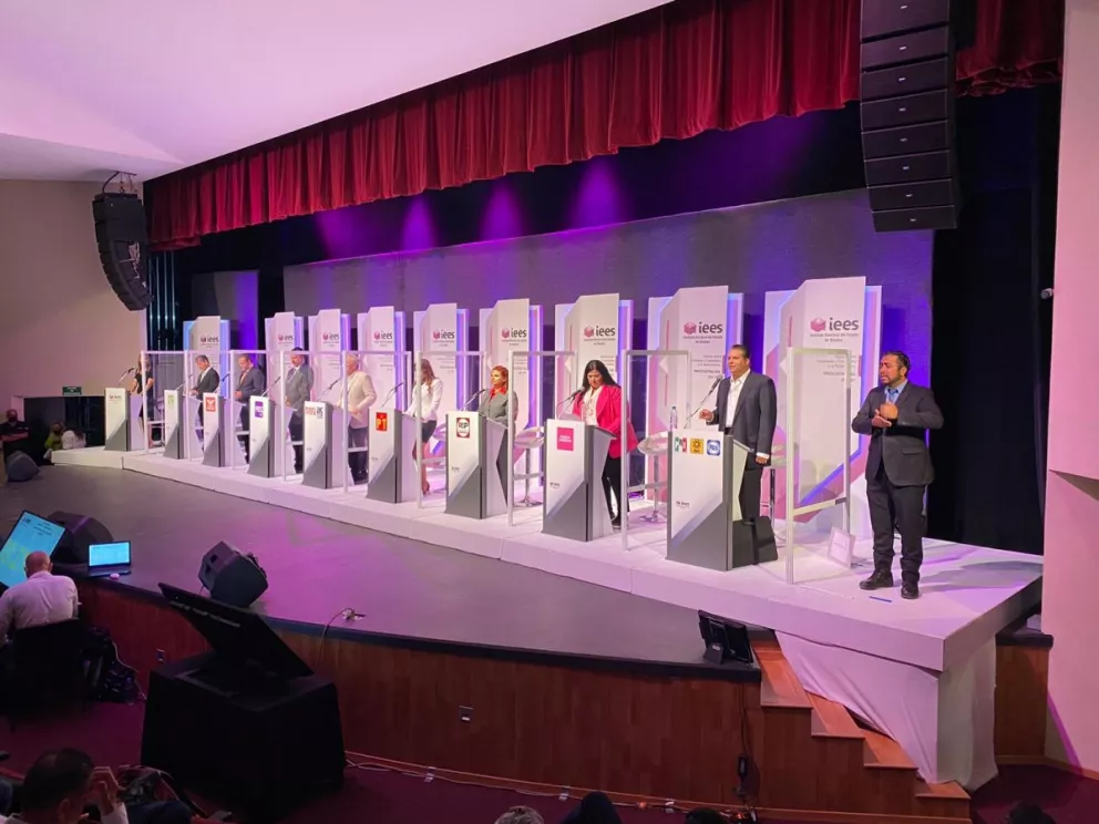 Educación, salud y seguridad los principales ejes en el debate de candidatos al gobierno de Sinaloa