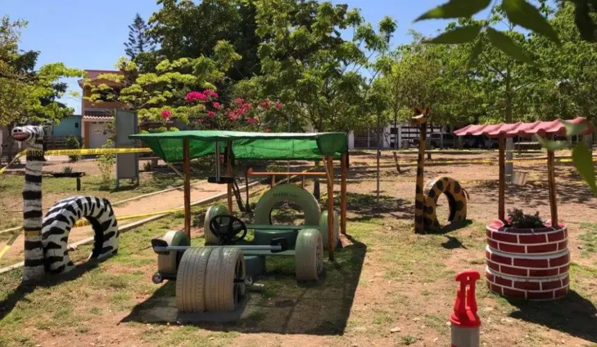 Ciudadanos instalan juegos en 20 parques de Culiacán con Proyecto ICREA