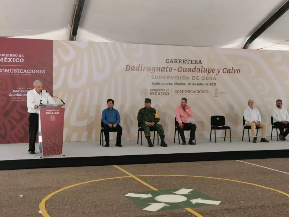 El presidente López Obrador visitó Badiraguato por tercera ocasión