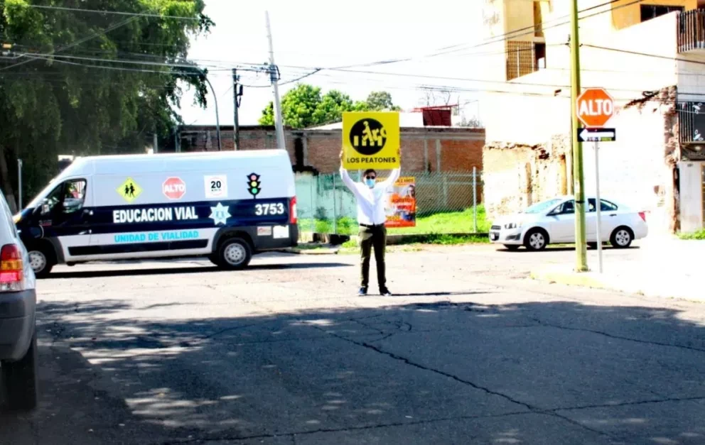 Con la Semana del Peatón se previenen accidentes viales