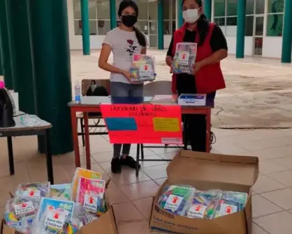 Save The Children Sinaloa dona útiles escolares a jóvenes de Villa Juárez