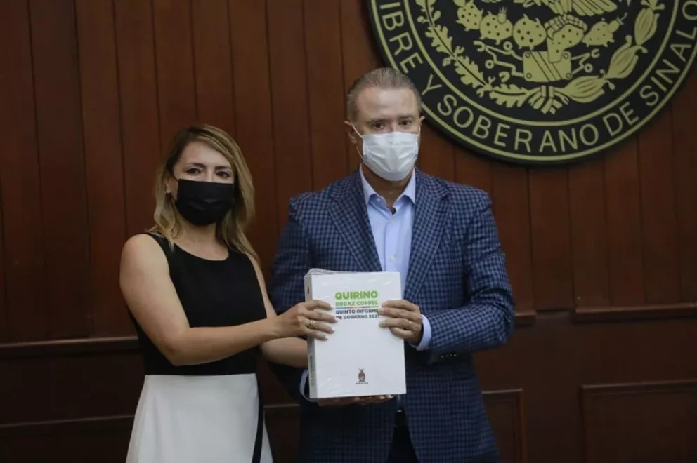 Ordaz Coppel entrega su último informe de Gobierno