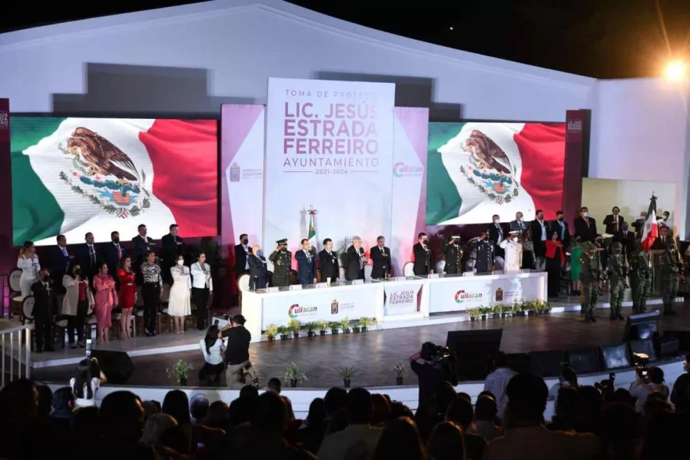 Asume Estrada Ferreiro el segundo período como alcalde de Culiacán