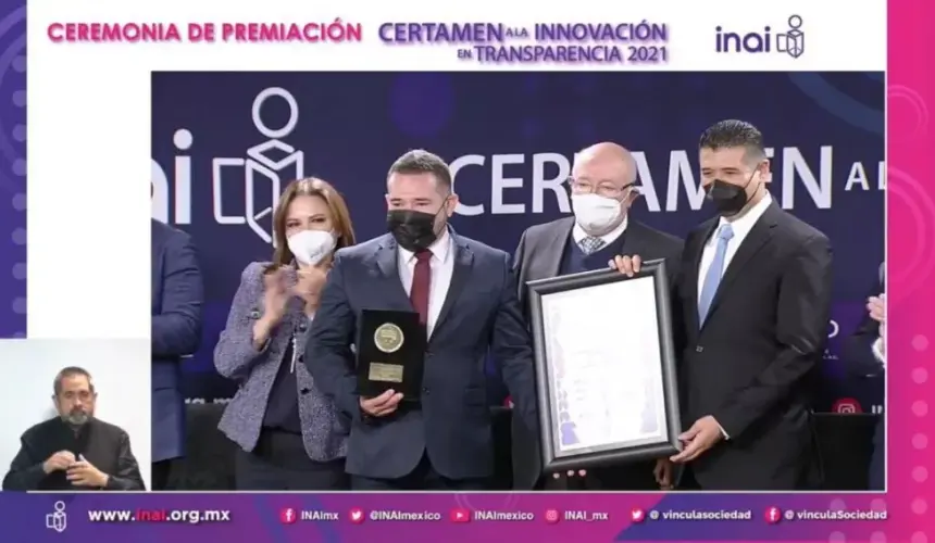 Culiacán Primer Lugar en Certamen a la Innovación en Transparencia 2021