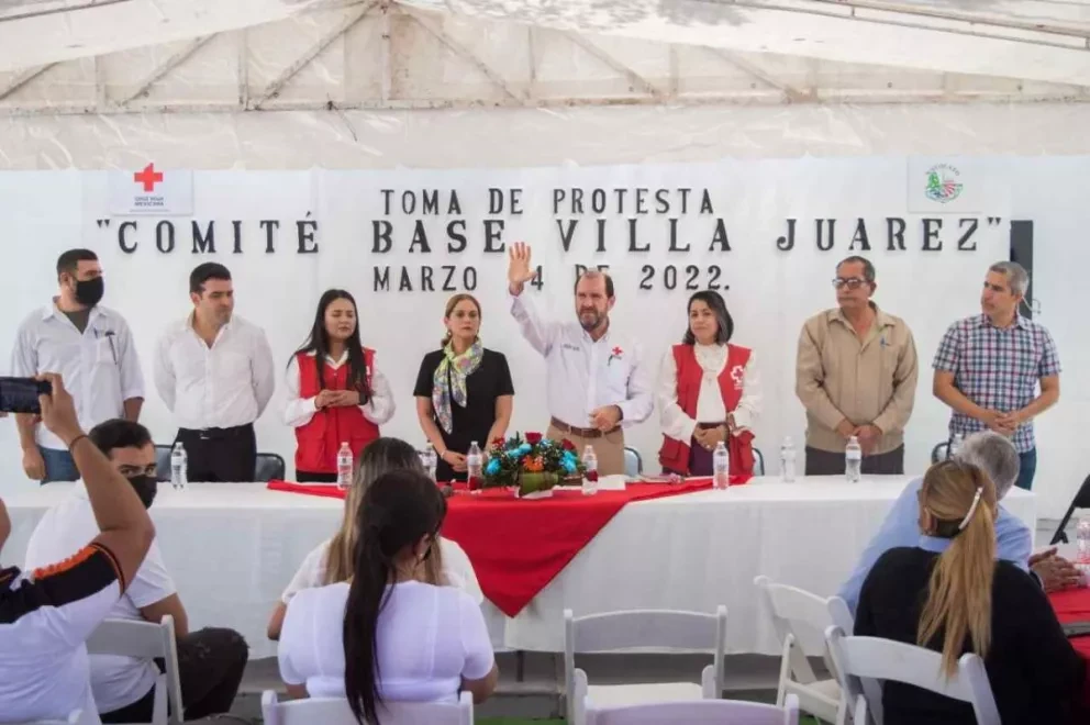 Nombran nuevo comité de Cruz Roja Base Villa Juárez