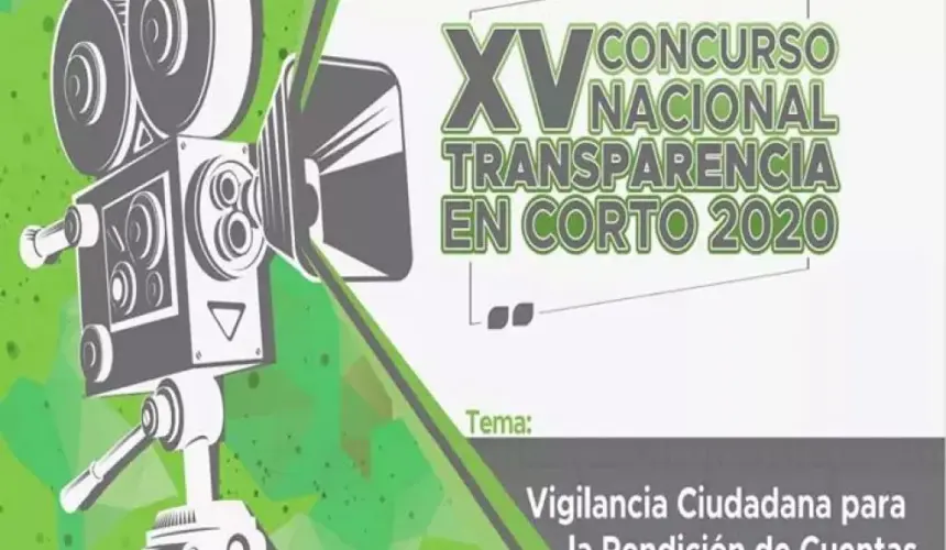 Invitan al XV Concurso Nacional Transparencia en Corto 2020