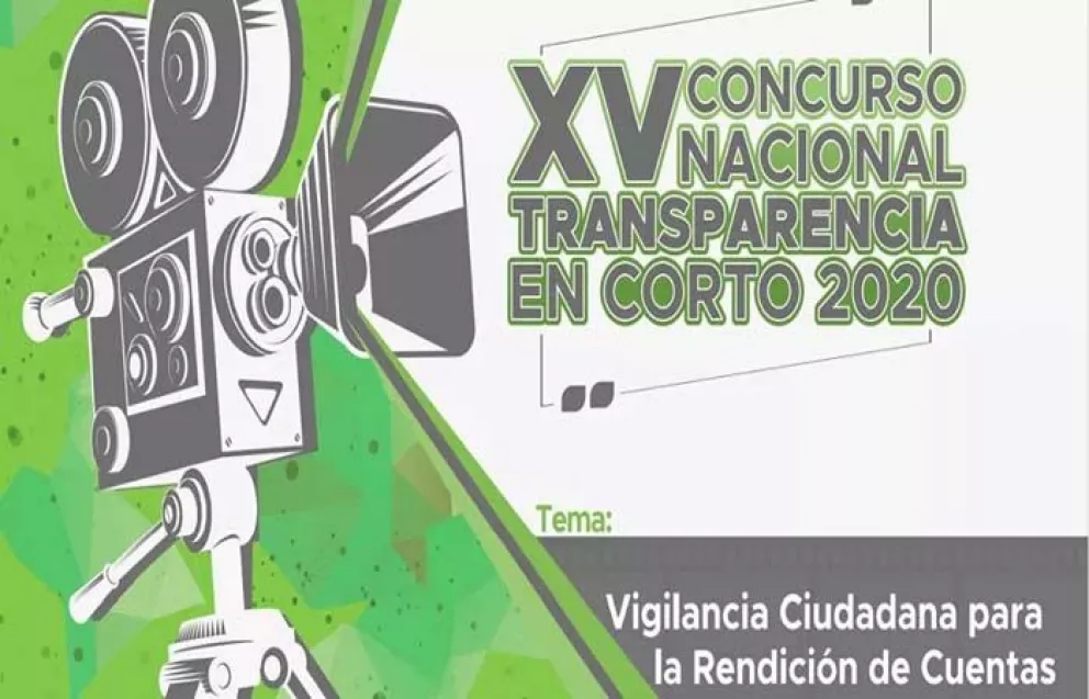 Invitan al XV Concurso Nacional Transparencia en Corto 2020