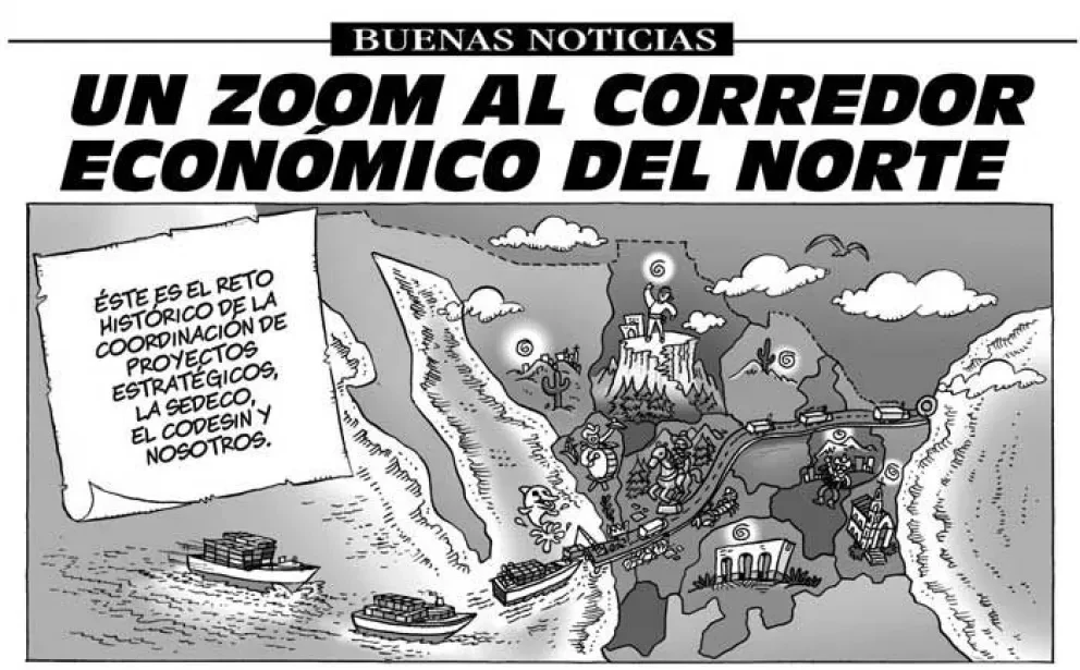 Un zoom al corredor económico del norte