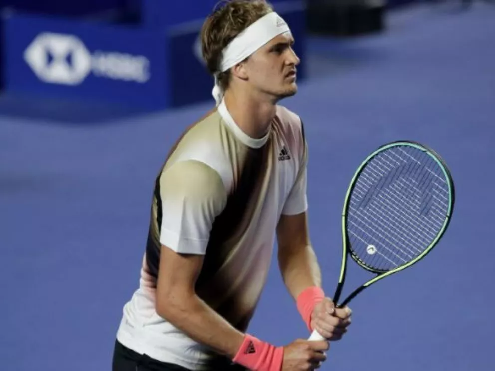 Por conducta antideportiva, Zverev es descalificado del torneo de Acapulco