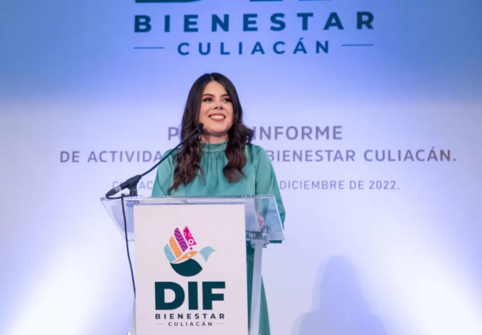 Destaca sentido de humanismo presidenta del Sistema DIF Bienestar Culiacán, Irma Gasca, en su Primer Informe de Actividades