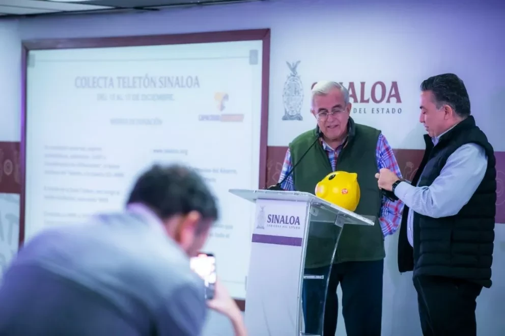 Gobierno del Sinaloa trabajará con Teletón para lograr la meta de recaudación Rocha.