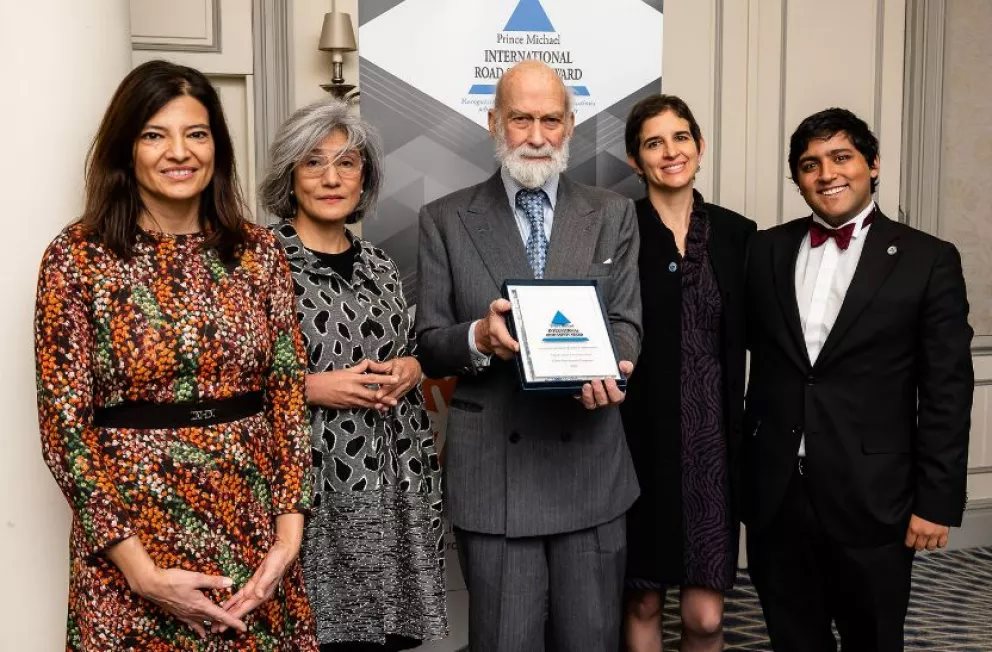 Coalición Movilidad Segura gana el premio Príncipe Michael para la seguridad vial 2022